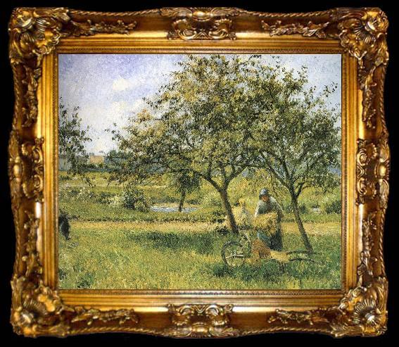 framed  Camille Pissarro Wheelbarrow, ta009-2